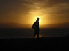 Australia - Maria Island: silhouette at sunset (photo by  M.Samper)