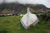 Tristan da Cunha: Edinburgh - boats on land - photo by C.Breschi