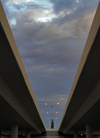 Ashgabat - Turkmenistan - under a double overpass - photo by G.Karamyanc / Travel-Images.com