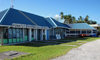 Fongafale island, Funafuti atoll, Tuvalu: terminal building at Funafuti International Airport - IATA: FUN, ICAO: NGFU - photo by G.Frysinger