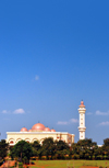 Kampala, Uganda: the National Mosque and sky, aka Gaddafi Mosque, the largest mosque in Uganda, paid by Libya - Kampala Hill, known as Old Kampala - photo by M.Torres