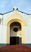 Entebbe, Wakiso District, Uganda: entrance to St. John's church, built in 1927 - Church of Uganda, Anglican Communion - Kampala-Entebbe Road - photo by M.Torres