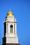 Boston, Massachusetts, USA: spire at the Traffic Tunnel Administration Building - downtown - North Street - neoclassical style - photo by M.Torres