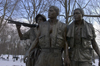 Washington, D.C., USA: Sculpture of American soldiers in Vietnam by Frederick Hart - Three Servicemen statue, part of the Vietnam Veterans Memorial - The Mall - photo by C.Lovell