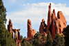 Colorado Springs, El Paso County, Colorado, USA: Garden of the Gods - natural menhirs poking out of the ground - photo by M.Torres