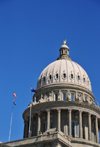 Boise, Idaho, USA:  Idaho State Capitol - dome with a bronze eagle - photo by M.Torres