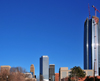 Oklahoma City, OK, USA: Business District - Devon Energy Tower dwarfs the rest of the downtown buildings - photo by M.Torres