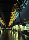 Oklahoma City, OK, USA: Will Rogers World Airport - late afternoon light in the terminal - IATA OKC - photo by M.Torres