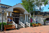 Mystic, CT, USA: Mystic Seaport entrance, a maritime museum known for its 19th century sailing ships and boats - photo by M.Torres