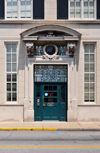 Jeffersonville, Clark County, Indiana, USA: entrance of the old building of the Citizens Trust Company on Spring Street - built in 1908 by Citizens' Trust Company - photo by M.Torres