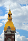 Kansas City, Missouri, USA: Catholic Cathedral of the Immaculate Conception - gold-leafed dome - 416 West 12th Street ,  Quality Hill neighborhood - photo by M.Torres