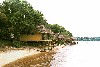 Vanuatu - Efat island / VLI: Port Vila bay:  tourist cabins on Iririki island (photo by B.Cloutier)