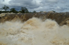 197 Venezuela - Bolvar - Canaima - Gran Sabana - Arapena Meru- Salto Yuruani, 6m high, but a lot of water - photo by A. Ferrari