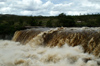 198 Venezuela - Bolvar - Canaima - Gran Sabana - Arapena Meru- the waterfall (Salto Yuruani) - photo by A. Ferrari