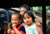 Ba Be National Park - vietnam: three kids in a market- photo by Tran Thai