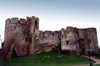 Wales / Cymru - Chepstow (Monmouthshire county, Gwent region): waiting for the English - castle built in 1067 by William fitzOsbern - oldest post-Roman stone fortification in Britain - photo by M.Torres