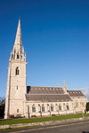 Bodelwyddan, Rhyl, Denbighshire / Sir Ddinbych, Wales, UK: parish church of St. Margaret, also known as the marble church - Victorian Gothic church designed by John Gibson - Rhuddlan Road - photo by I.Middleton