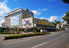 Lusaka, Zambia: Cairo Road at Dar es Salaam Place - Madison Life Insurance Company (MLife House) and Chester House behind it - Central Business District - photo by M.Torres