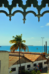 Stone Town, Zanzibar, Tanzania: Old Dispensary - Stone Town Cultural Centre - view over the harbour warehouses - Malindi Road - photo by M.Torres