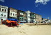 Stone Town, Zanzibar, Tanzania: beach and old faades - Mizingani Road - photo by M.Torres